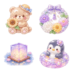 August Pastel Dreamy Deco Parts