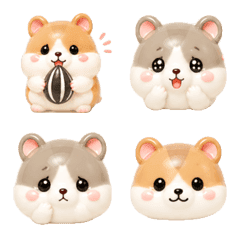 Puffy Hamster Emoji