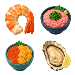 黏土表情符號＊小小海鮮食堂