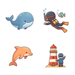 Cute Ocean Emoji