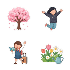 Cute Spring Vacation Emoji