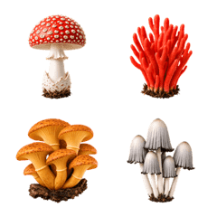 Glossy Poison Mushrooms: 40