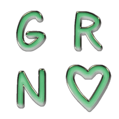 clear green hand write alphabet Vol.1