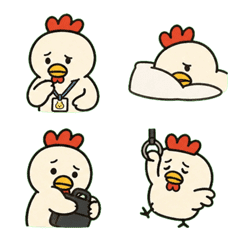 Kokko-kun Office Life Emoji