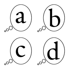 ALPHABET/INNER THOUGHTS Emoji2