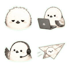 Shimaenaga Work-Life Emoji