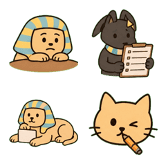 Egyptian Gods & Friends Work Emoji