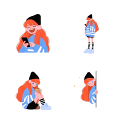 Nicole smartphone chill lifestyle