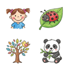 Yurutto Crayon Doodle Emoji