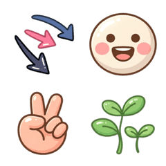 かわいい絵文字：甘いデイリー気分