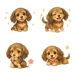 Everyday Miniature Dachshund Emoji 1