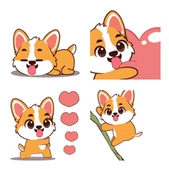 Little Corgi : Animated Emoji