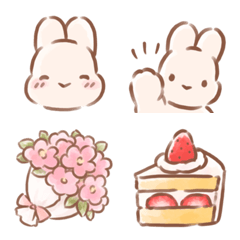 もちっとうさぎの絵文字