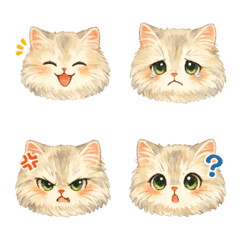 ♡雲朵兔兔表情貼118♡金吉拉♡