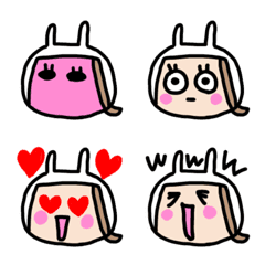 うさこの色んな顔絵文字
