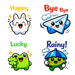 Chibi Expressions Kawaii Office Icons