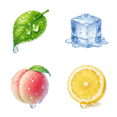 ぷるんと涼やか 夏の水滴