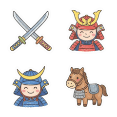 Yurutto Sengoku Doodle Emoji