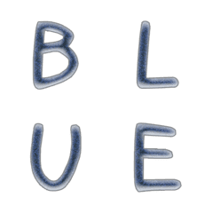 grad indigo hand write alphabet V1