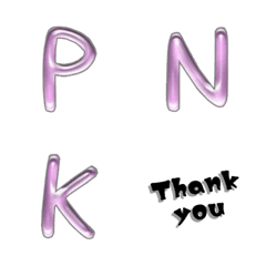 purple pink pop hand write alphabet V1