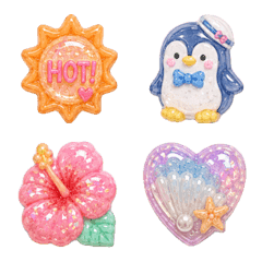 Summer Pop Deco Parts Emojis 5