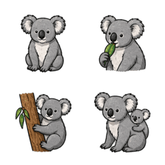 Koala (40 emoji)