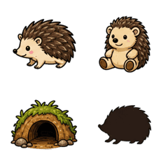 Hedgehog (40 emojis)