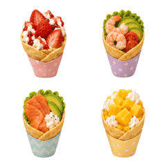黏土表情符號＊小小可麗餅店