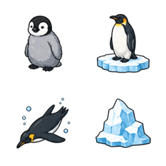 Penguin (40 emojis)
