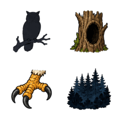 Owl (40 emojis)