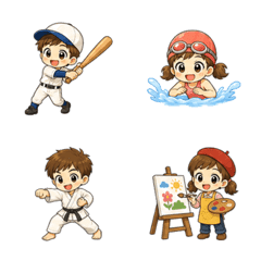 Cute Kids Lessons Emoji
