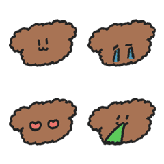 毎日つかえる｜いぬ(茶)のゆる手書き絵文字