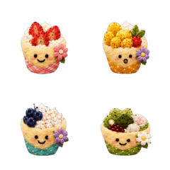 Moving! Fluffy Smiley Crepe Emoji