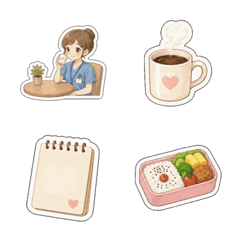 Night Shift Meals Planner Emoji