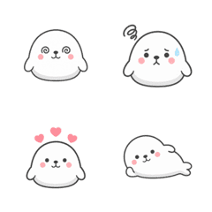 毎日つかえる もちあざらしの絵文字