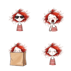 Varied daily life in stripes