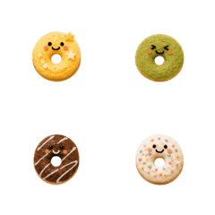 Moving! Cute Donut Emoji