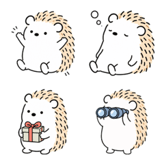 ハリネズミのウニの絵文字！