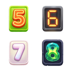 Number emoji Dookdik 22