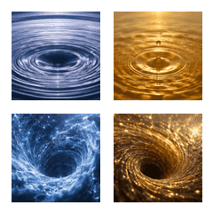 Vortex Glow Text Emoji