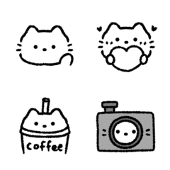 Cute cat (Black&White)