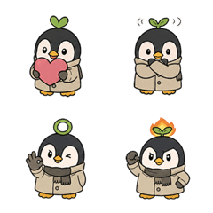 PEBO Penguin Tunas Emoji