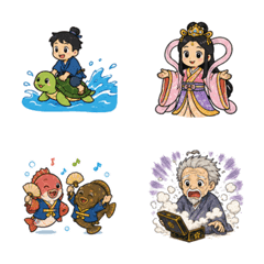 浦島太郎童話角色圖鑑