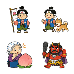 桃太郎童話角色圖鑑