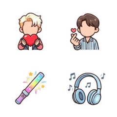 かわいい！男性アイドル絵文字