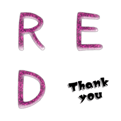 purple gem hand write alphabet V1