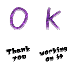 gem purple hand write alphabet V1