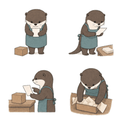 Small Shop Otter Animated Emoji