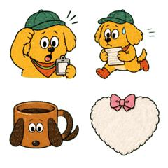 Dog Friends Office Emoji