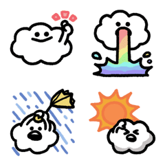 ゆるめのくもさん○天気○